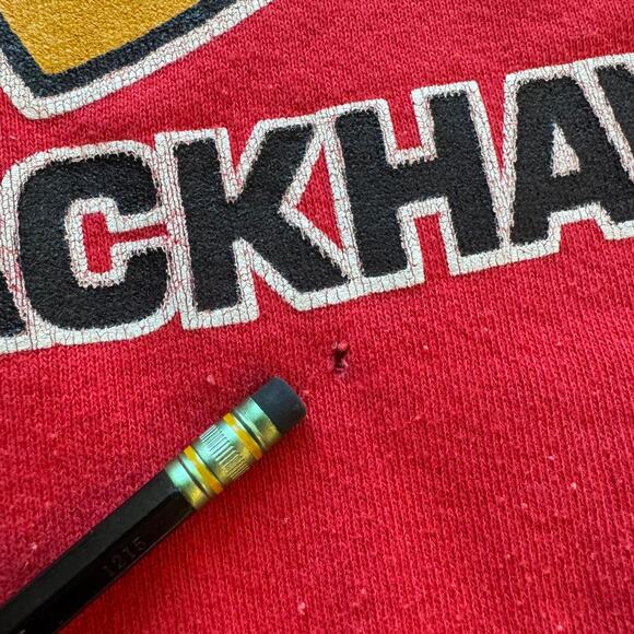 Vintage chicago blackhawks red crewneck - Picture 5 of 5